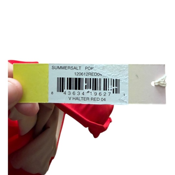 Summersalt The V-Halter Plunge One-Piece Swimsuit NWT - Picture 7 of 8